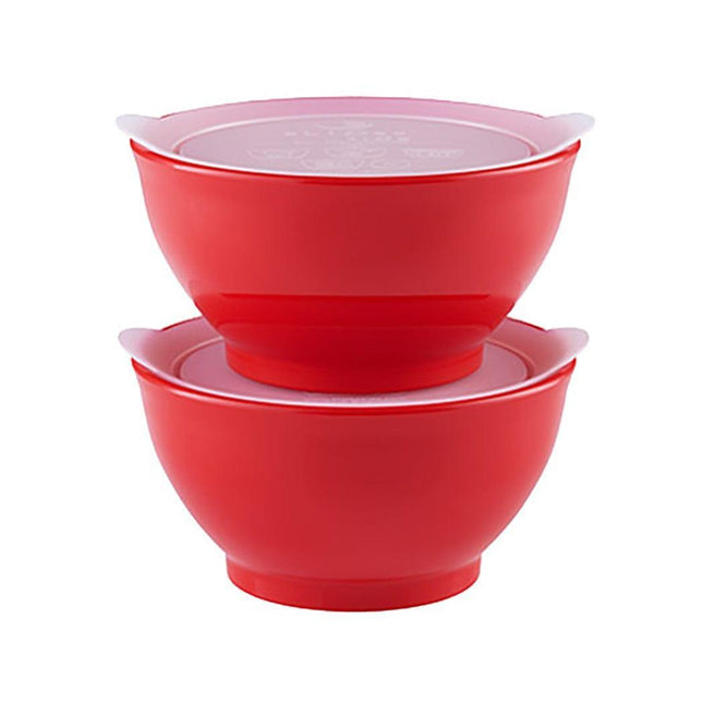 Elipse Kids Spill-Proof Anti-Slip Bowl Stage 1 8oz | Twin Pack with Lid Blue-1875027464447725568