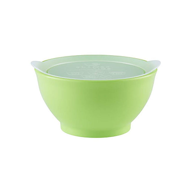 Elipse Kids Spill-Proof Anti-Slip Bowl Stage 1 8oz | Twin Pack with Lid Green-1875027464598720516