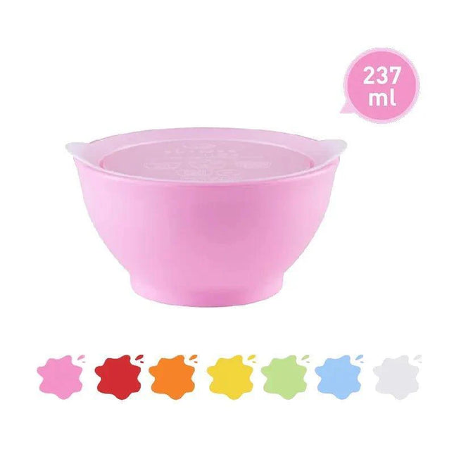 Elipse Kids Spill-Proof Anti-Slip Bowl Stage 1 | Single Pack with Lid White-1875027514171199488