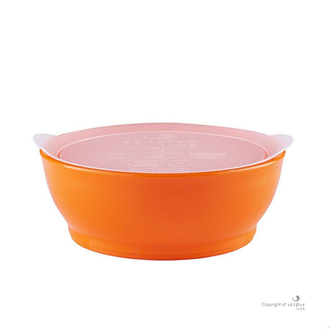 Elipse Kids Spill-Proof Anti-Slip Bowl Stage 3 12oz | Single Pack with Lid Blue-1875027448253517824