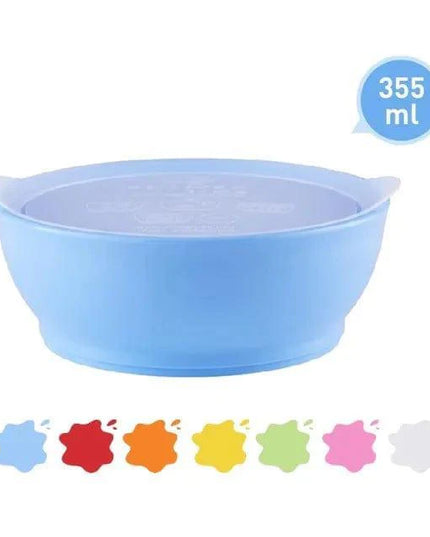 Elipse Kids Spill-Proof Anti-Slip Bowl Stage 3 12oz | Single Pack with Lid Green-1875027448387735552