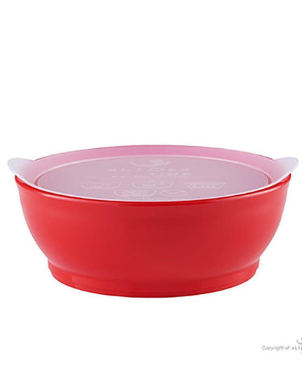 Elipse Kids Spill-Proof Anti-Slip Bowl Stage 3 12oz | Single Pack with Lid Orange-1875027448526147584