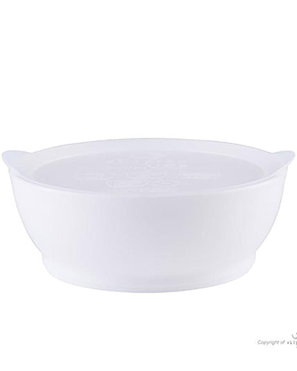 Elipse Kids Spill-Proof Anti-Slip Bowl Stage 3 12oz | Single Pack with Lid White-1875027448802971649