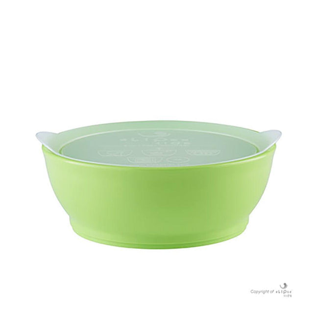 Elipse Kids Spill-Proof Anti-Slip Bowl Stage 3 12oz | Single Pack with Lid Green-1875027448387735554