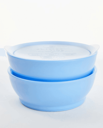 Elipse Kids Spill-Proof Anti-Slip Bowl Stage 3 12oz | Twin Pack with Lid Green-1875027469904515072