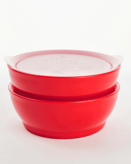 Elipse Kids Spill-Proof Anti-Slip Bowl Stage 3 12oz | Twin Pack with Lid White-1875027470516883456