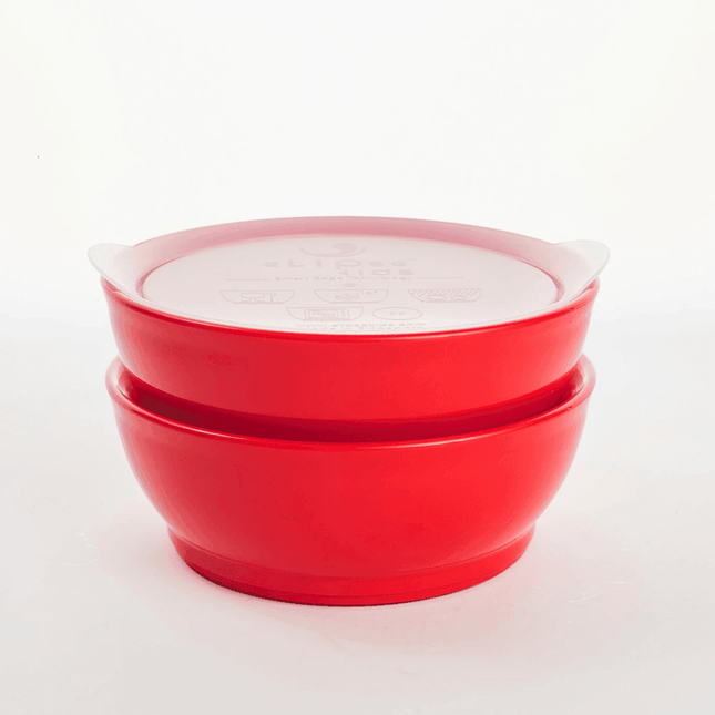 Elipse Kids Spill-Proof Anti-Slip Bowl Stage 3 12oz | Twin Pack with Lid White-1875027470516883456