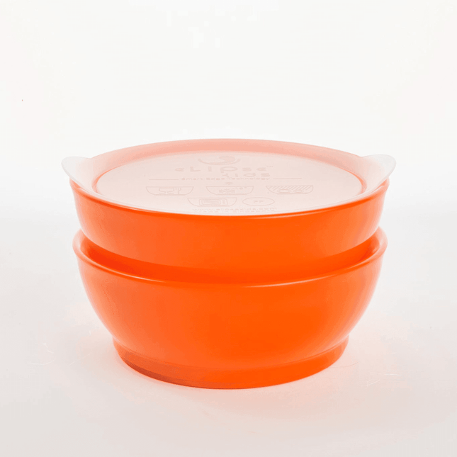 Elipse Kids Spill-Proof Anti-Slip Bowl Stage 3 12oz | Twin Pack with Lid Green-1875027469904515073