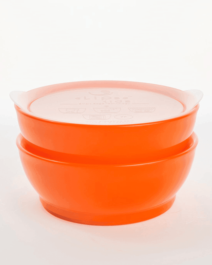 Elipse Kids Spill-Proof Anti-Slip Bowl Stage 3 12oz | Twin Pack with Lid White-1875027470516883457