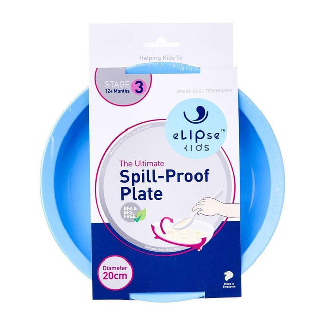 eLIPse Kids Spill-Proof Plate Orange-1875027416397778944