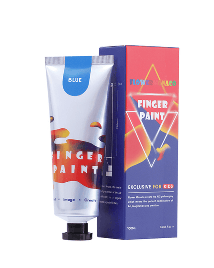 Flower Monaco Finger Paint Dark Blue-1875027528503136256