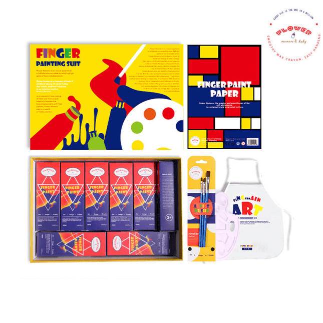 Flower Monaco Finger Paint Set-1875027507015716864