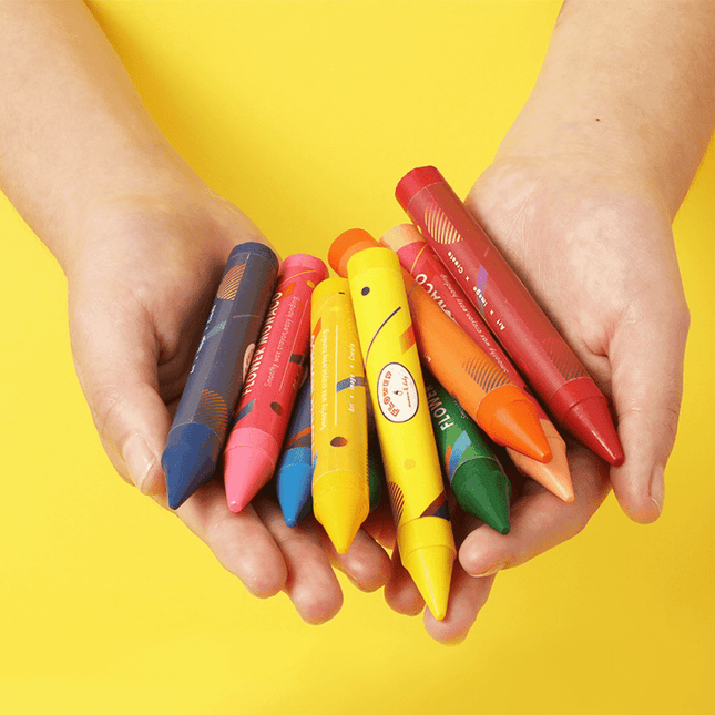 Flower Monaco Palmy Crayons 24 Colour-1875027530143109122