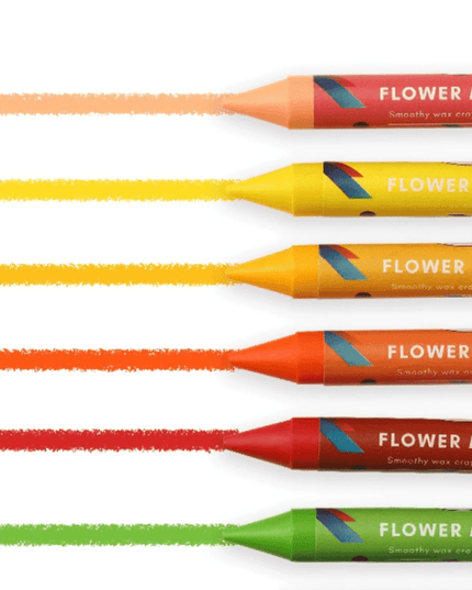 Flower Monaco Palmy Crayons 24 Colour-1875027530143109124
