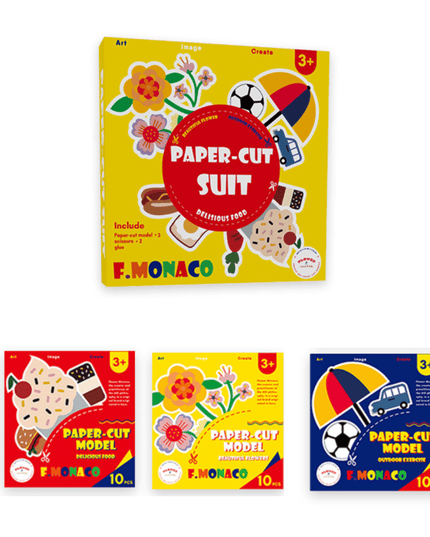 Flower Monaco Paper Cut Pack of 3 Set 1-1875027520705925120