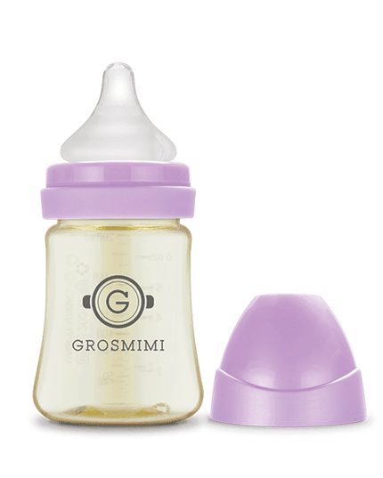 Grosmimi PPSU Feeding Bottle 200ml (Newborn) Red-1875027460404416512