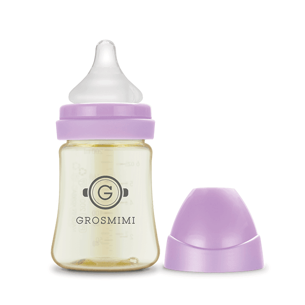 Grosmimi PPSU Feeding Bottle 200ml (Newborn) Red-1875027460404416512
