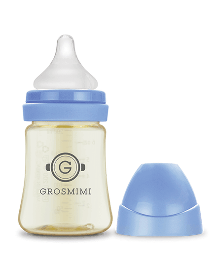 Grosmimi PPSU Feeding Bottle 200ml (Newborn) Aqua Green-1875027460014346240
