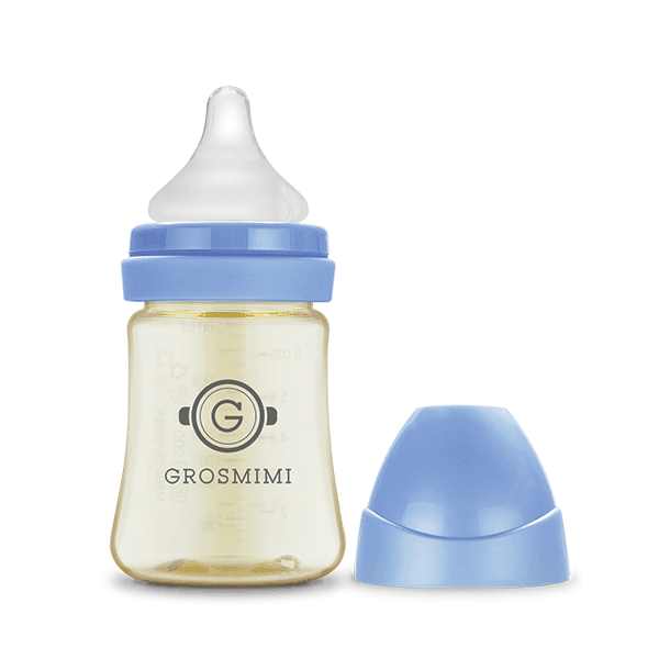 Grosmimi PPSU Feeding Bottle 200ml (Newborn) Aqua Green-1875027460014346240