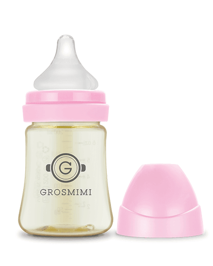 Grosmimi PPSU Feeding Bottle 200ml (Newborn) Gold-1875027460148563968