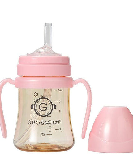 Grosmimi PPSU Straw Cup 200ml Charcoal-1875027465454358534