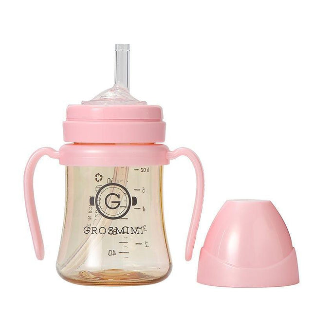 Grosmimi PPSU Straw Cup 200ml Charcoal-1875027465454358534