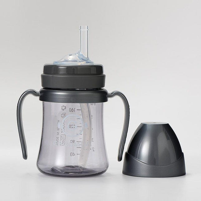 Grosmimi PPSU Straw Cup 200ml Charcoal-1875027465454358535