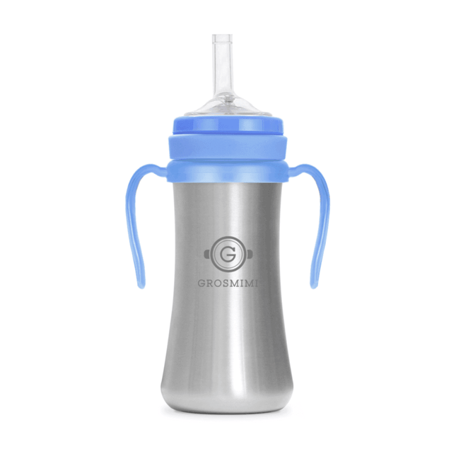 Grosmimi Stainless Straw Cup 200ml Blue-1875027448110911491