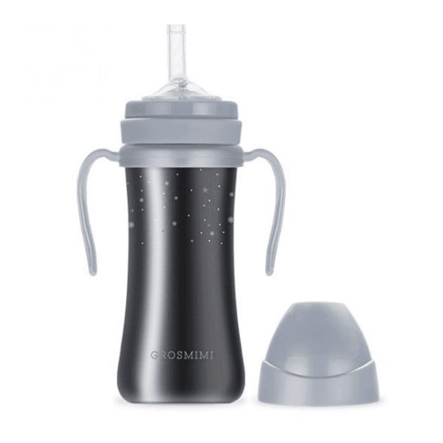 Grosmimi Stainless Straw Cup 200ml Red-1875027447683092484