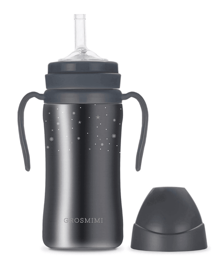Grosmimi Stainless Straw Cup 200ml Aqua green-1875027447968305157