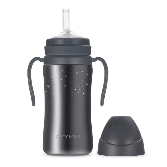 Grosmimi Stainless Straw Cup 200ml Aqua green-1875027447968305157