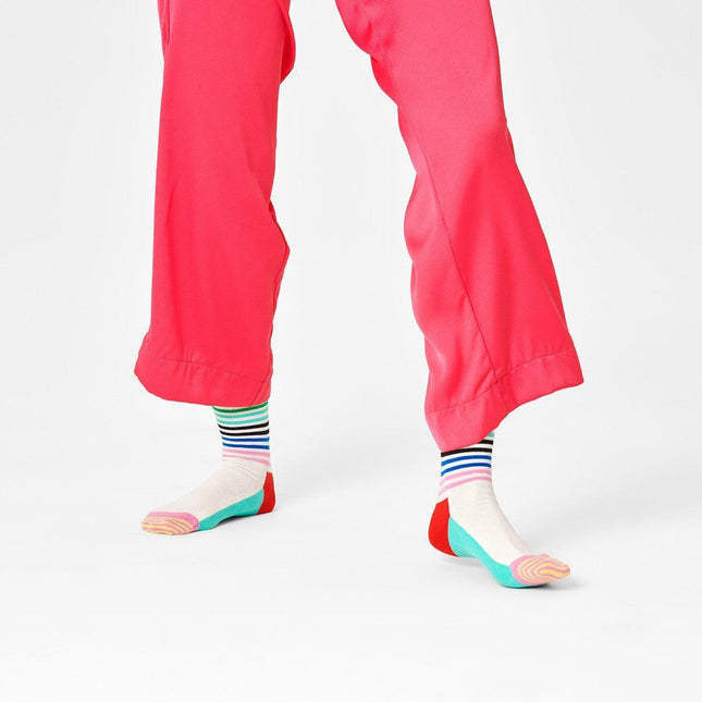 Happy Socks adult Half Stripe Sock Mint Blue Size 36-39-1875027454654025729