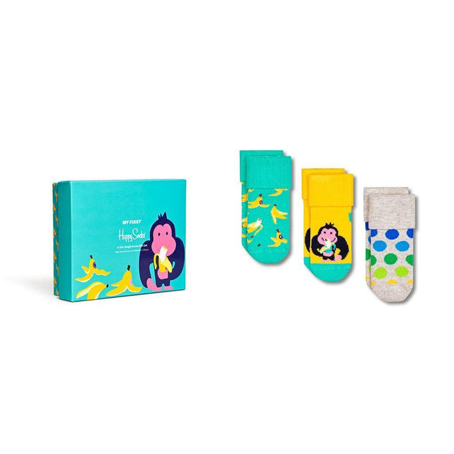 Happy Socks Baby Socks ?In The Jungle? Pack 0-6M-1875027471179583488