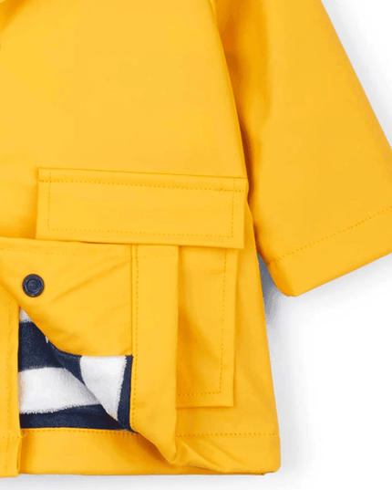 HATLEY Baby Raincoat | Yellow Size 9-12 Months-1875027408680259586