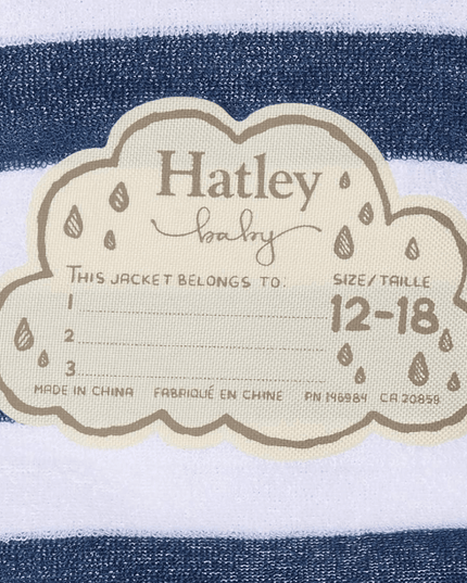 HATLEY Baby Raincoat | Yellow Size 9-12 Months-1875027408680259587