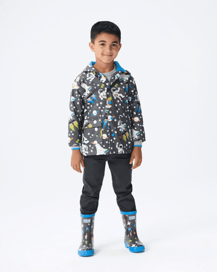 HATLEY Colour Changing Raincoat | Outer Space Size 10-1875027400136462338