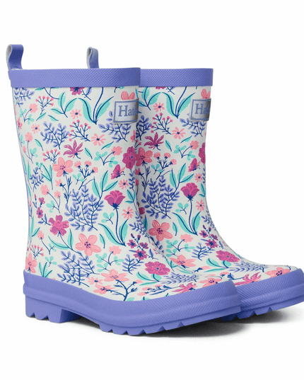 HATLEY Matte Kids Rain Boots | Wild Flowers size 4-1875027418528485376