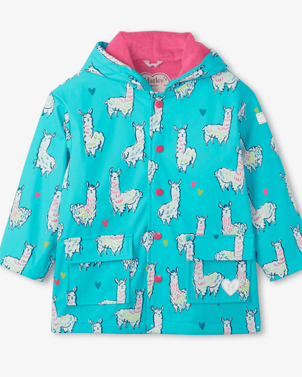 HATLEY Raincoat | Adorable Alpacas Size 3-1875027400270680064