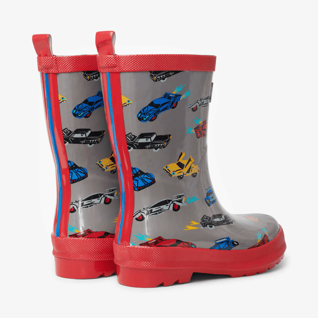 HATLEY Shiny Kids Rain Boots | Cars size 12-1875027392515411969