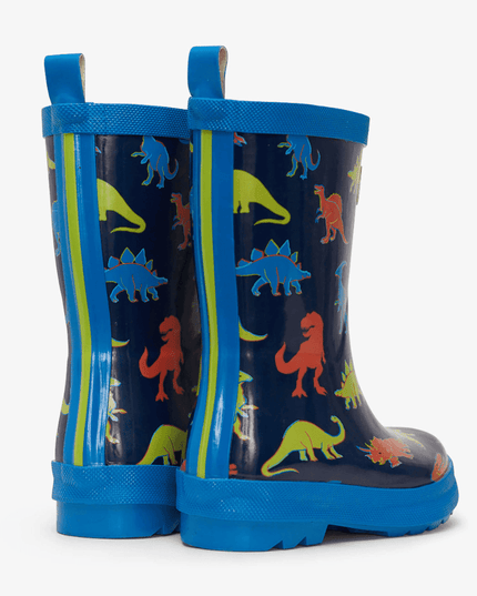 HATLEY Shiny Kids Rain Boots | Linework Dinos size 3-1875027392637046785