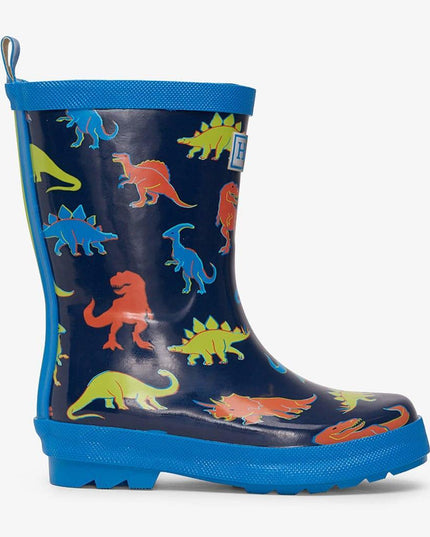 HATLEY Shiny Kids Rain Boots | Linework Dinos size 3-1875027392637046786
