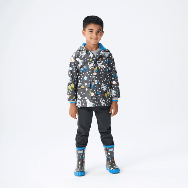 HATLEY Shiny Kids Rain Boots | Ombre Stars size 7-1875027419325403137