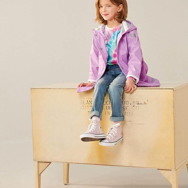 HATLEY Splash Rain Jacket | Lilac Size 4-1875027408957083649