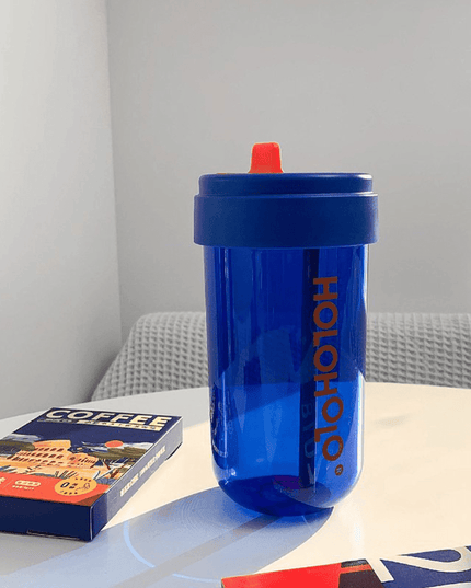 HOLOHOLO Heat-Resistant Reusable Coffee Cup Blue 450ml-1875027421896511489