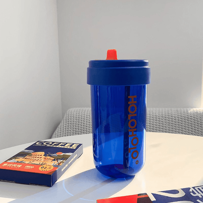 HOLOHOLO Heat-Resistant Reusable Coffee Cup Blue 450ml-1875027421896511489