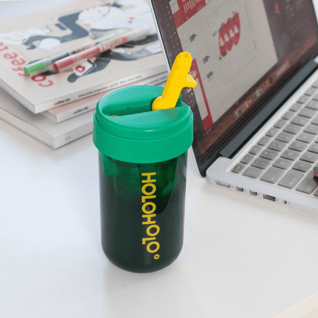 HOLOHOLO Heat-Resistant Reusable Coffee Cup Green 450ml-1875027422064283649