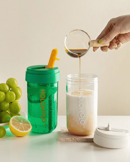HOLOHOLO Heat-Resistant Reusable Coffee Cup Green 450ml-1875027422064283650