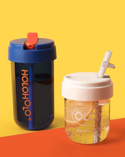 HOLOHOLO Heat-Resistant Reusable Coffee Cup Grey 450ml-1875027521674809348