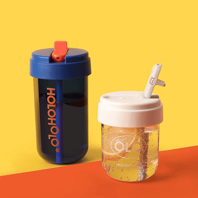 HOLOHOLO Heat-Resistant Reusable Coffee Cup Grey 450ml-1875027521674809348