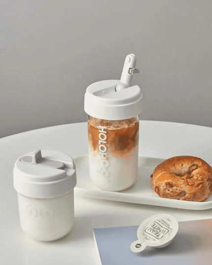 HOLOHOLO Heat-Resistant Reusable Coffee Cup Grey 450ml-1875027521674809349